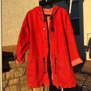 Vintage oversized denim jacket